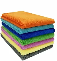 Premium Quality Microfiber Vehicle Washing Cloth Pack Of 7-thumb1