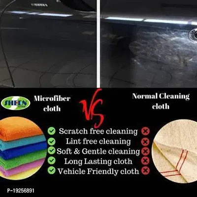 Premium Quality Microfiber Vehicle Washing Cloth Pack Of 4-thumb2