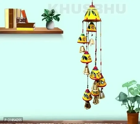 Decorative Handcrafted Rajasthani Wind Chime Wall Hanging-thumb0