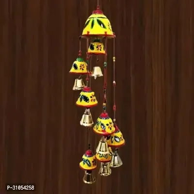 Decorative Handcrafted Rajasthani Wind Chime Wall Hanging-thumb0