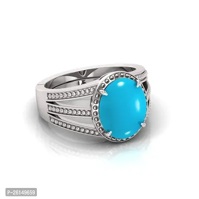 Reliable Turquoise Brass Crystal Rings For Women And Men-thumb3