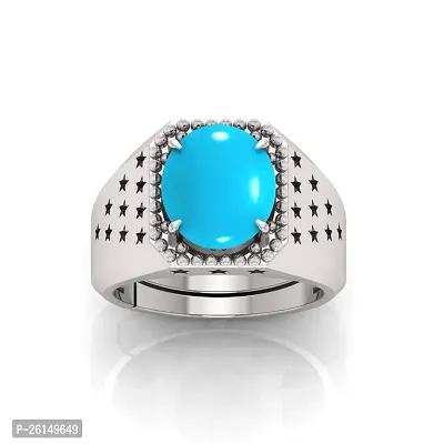Reliable Turquoise Brass Crystal Rings For Women And Men-thumb3