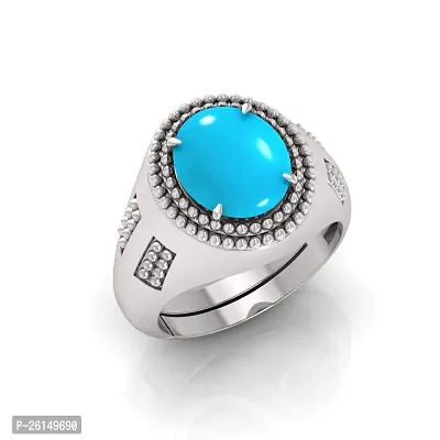 Reliable Turquoise Brass Crystal Rings For Women And Men-thumb2