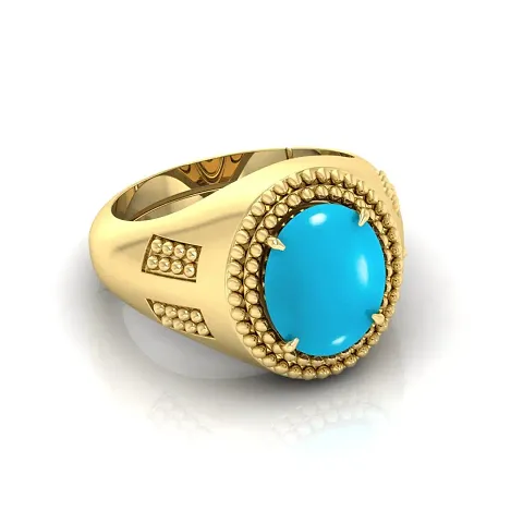 Fashionable Gold Crystal Brass Ring For Women