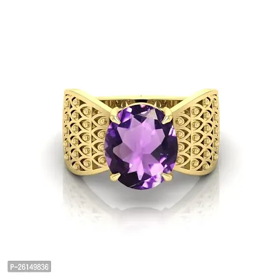 Reliable Purple Brass Crystal Rings For Women And Men