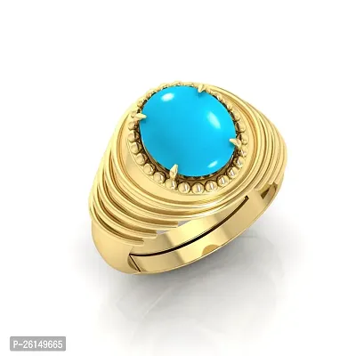 Reliable Turquoise Brass Crystal Rings For Women And Men-thumb2