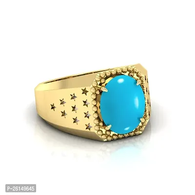 Reliable Turquoise Brass Crystal Rings For Women And Men