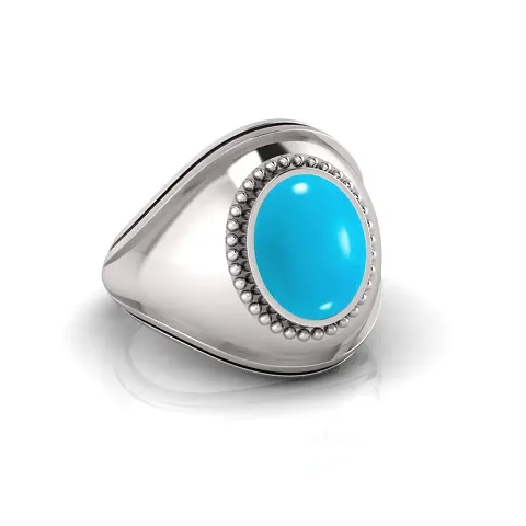 Attractive Silver Crystal Brass Ring For Women