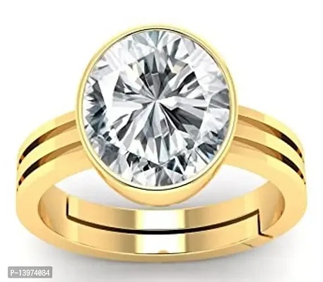 7.25 Ratti Zircon Gemstone Ring For Men  Women With Lab Certified