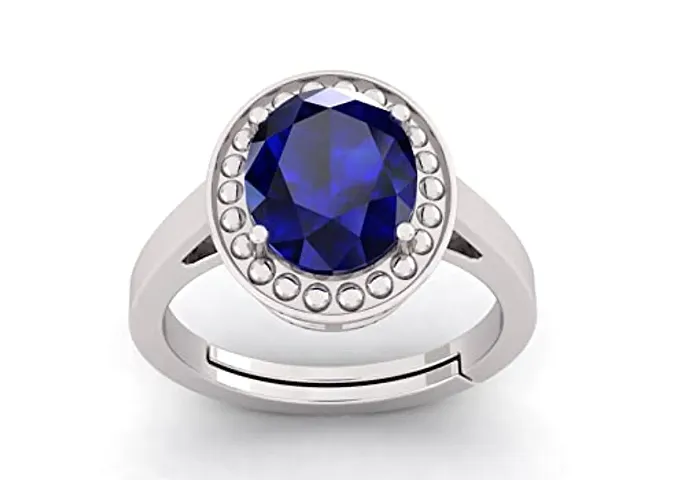 Trendy Blue Stone Ring For Men