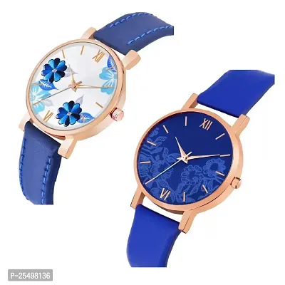 Yolako Leather Women And Girrls Combo Analog Watch-thumb2