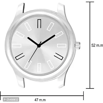 Yolako Silver Cash White Dial PU men and Boys Watch-thumb5