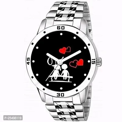 Yolako Couple Love Dial Metal Men And Boys Watch