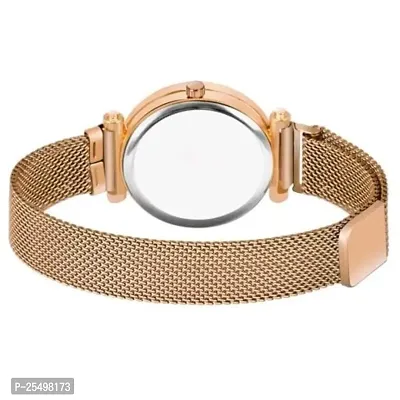 Yolako RoseGold Megnet Analog Women and Girls Watch-thumb4