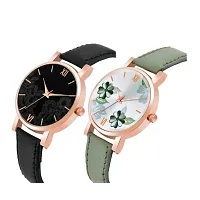 Yolako Leather Women And Girrls Combo Analog Watch-thumb1