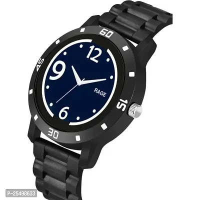 Yolako No Blue Dial Bumpper Pu Black Belt Men and Boy Watch-thumb3