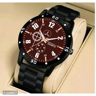 Yolako Marchi Brwon dial Bumpper Pu Belt Men and Boy Watch