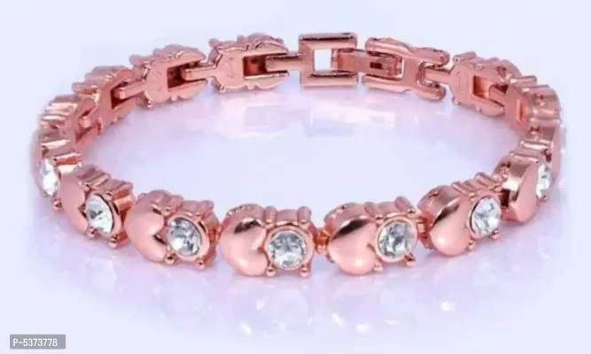 Metal Diamond Brass Bracelet For Women-thumb0