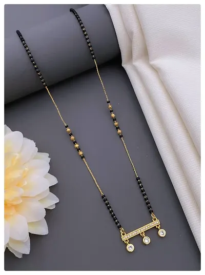 Copper Zirconia Mangalsutra