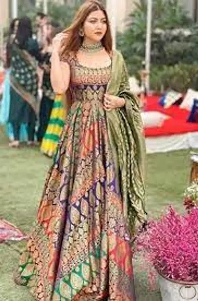 Must Have Cotton Silk Ethnic Gowns 