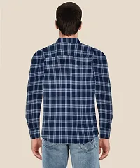 Beautiful Cotton Checked Long Sleeve Shirt For Men-thumb1