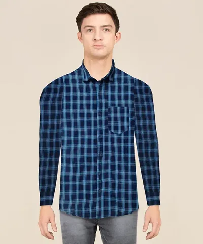 Beautiful Checked Long Sleeve Shirt For Men