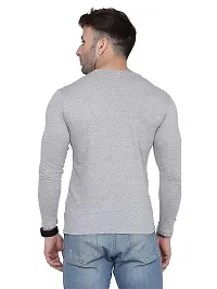 Polo Plus Men Trendy Classic Sport Printed Full Sleeve Cotton T-Shirt-thumb1