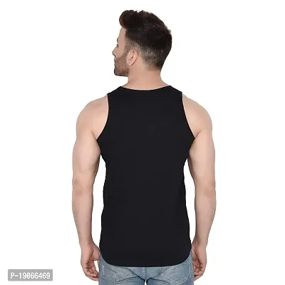 Polo Plus Men with Placement Print Latest Classic Cotton Sando Vest-PSD-03221028P-thumb3