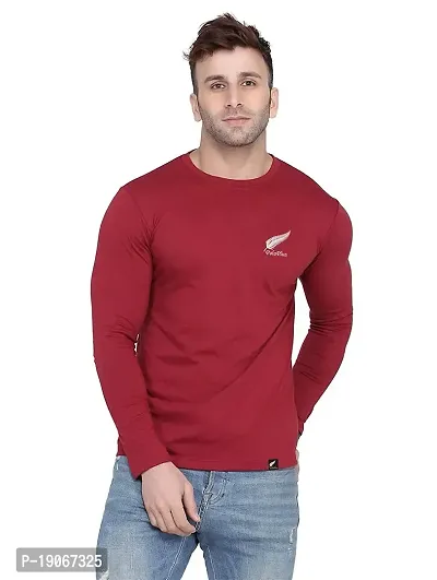 Polo Plus Men Trendy Classic Logo Printed Full Sleeve Cotton T-Shirt