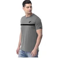 Polo Plus Men Multicolor Text Printed Half Sleeve Cotton T-Shirt-thumb1