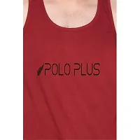 Polo Plus Men with Placement Print Latest Classic Cotton Sando Vest-PSD-03221022P-thumb4