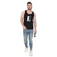 Polo Plus Men with Placement Print Latest Classic Cotton Sando Vest-PSD-03221028P-thumb3