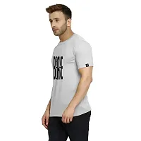 Polo Plus Men Multicolors Text Graphic Printed Half Sleeve Cotton T-Shirt-thumb1