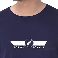 Polo Plus Men Multicolored Latest- Classic-Printed Half Sleeve Cotton T-Shirt-thumb3