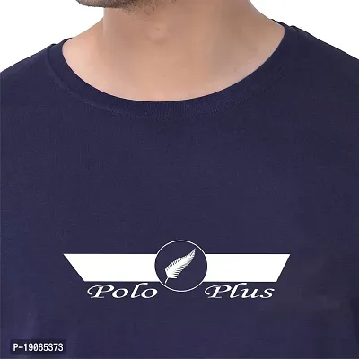 Polo Plus Men Multicolored Latest- Classic-Printed Half Sleeve Cotton T-Shirt-thumb4