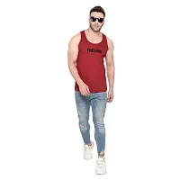 Polo Plus Men with Placement Print Latest Classic Cotton Sando Vest-PSD-03221010P-thumb3