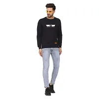 Polo Plus Men Latest Classic Circle Printed Full Sleeve Cotton Sweatshirt-thumb3