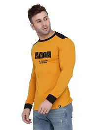 Polo Plus Men Multicolor Latest Classic Genius Printed Full Sleeve Cotton T-Shirt-thumb2