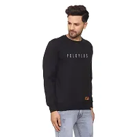 Polo Plus Men Latest Classic Polo Plain Printed Full Sleeve Cotton Sweatshirt-thumb2