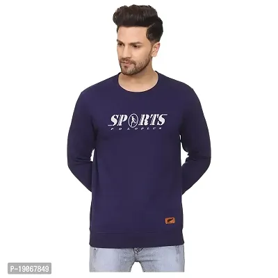 Polo Plus Men Latest Classic Sport Printed Full Sleeve Cotton Sweatshirt