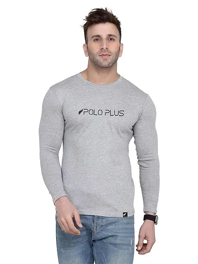 Polo Plus Men Trendy Classic Patti Full Sleeve T-Shirt