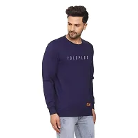 Polo Plus Men Latest Classic Polo Plain Printed Full Sleeve Cotton Sweatshirt-thumb2