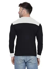 Polo Plus Men Multicolor Latest Classic Yoke Full Sleeve Cotton T-Shirt-thumb1