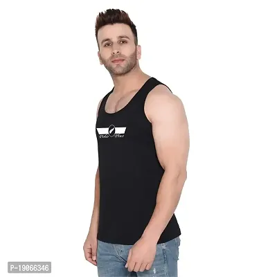 Polo Plus Men with Placement Print Latest Classic Cotton Sando Vest-PSD-03221019P-thumb2