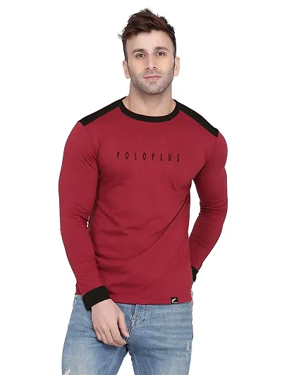 Polo Plus Men Latest Classic Plus Full Sleeve T-Shirt