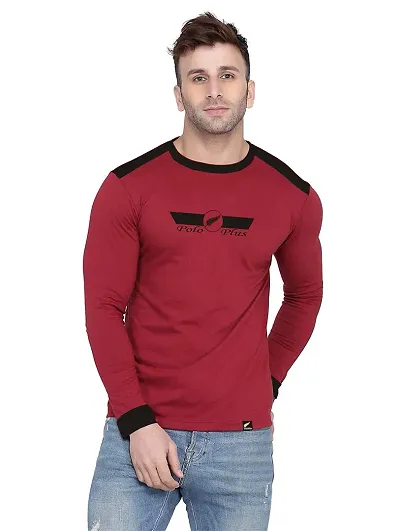 Polo Plus Men Latest Classic Circle Full Sleeve T-Shirt