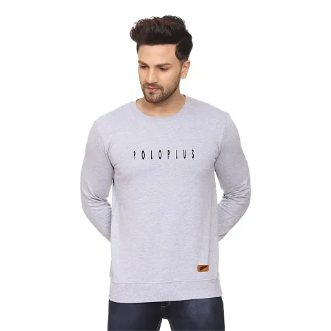 Polo Plus Men Latest Classic Polo Plain Full Sleeve Sweatshirt