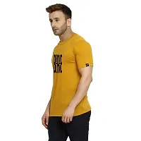 Polo Plus Men Multicolors Text Graphic Printed Half Sleeve Cotton T-Shirt-thumb1