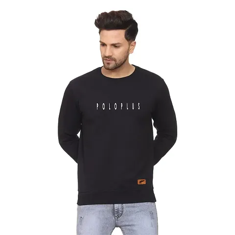 Polo Plus Men Latest Classic Polo Plain Full Sleeve Sweatshirt