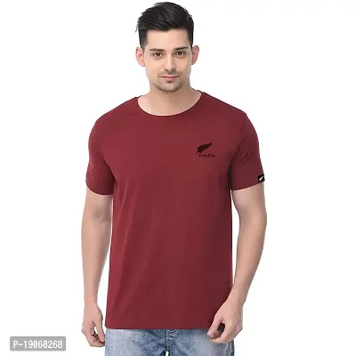 Polo Plus Men Multicolor Logo Printed Half Sleeve Cotton T-Shirt